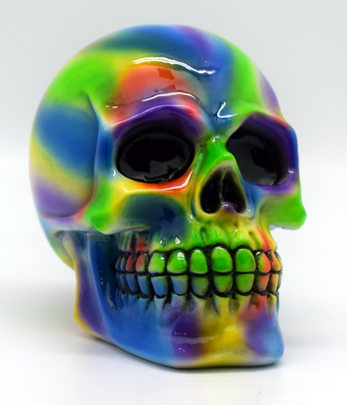 Tye Dye Skull Bank